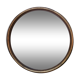 Old beveled round mirror