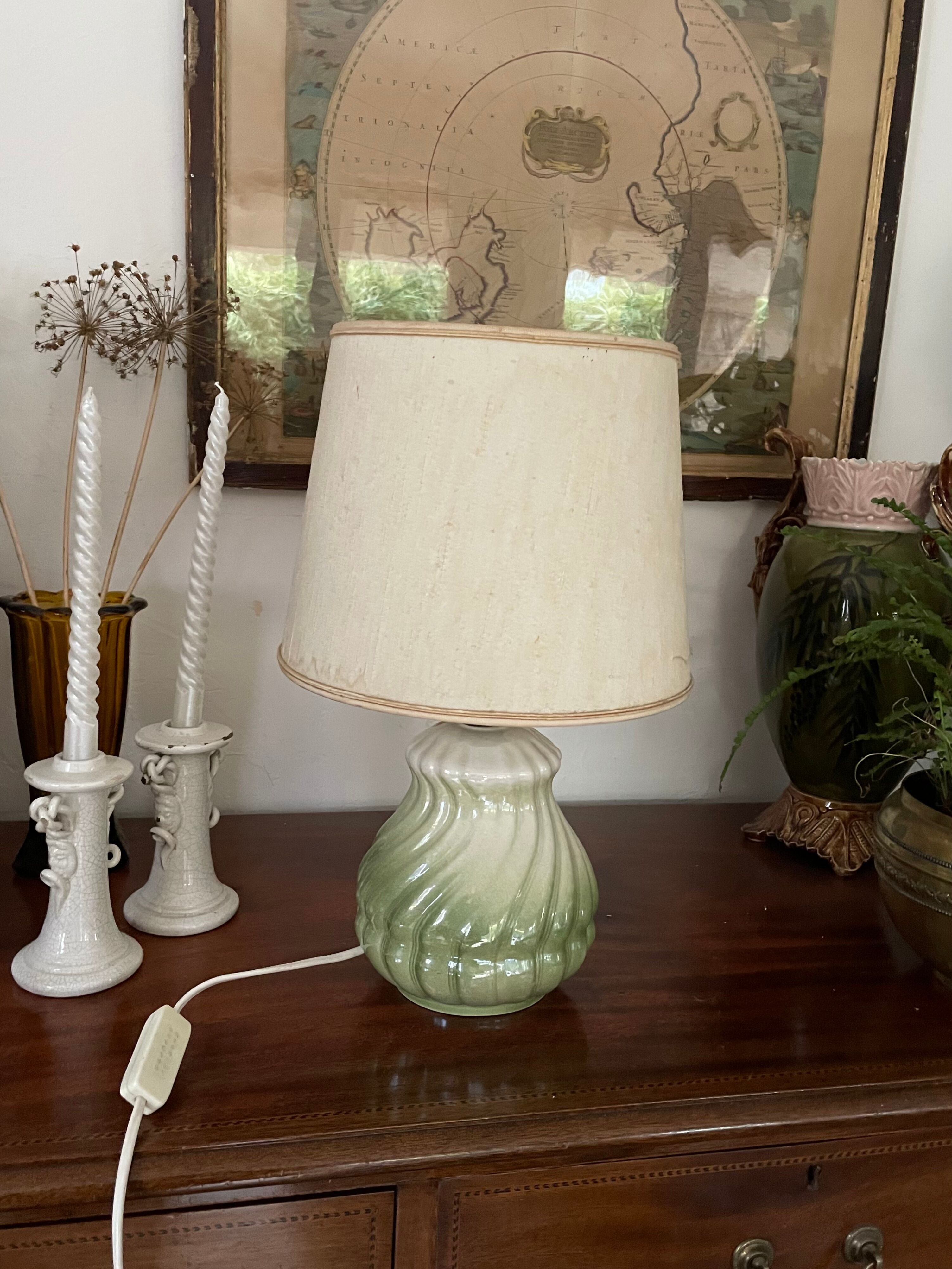 Vintage Italian ceramic lamp