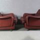 1970s Danish Brown Leather Chairs By Madsen & Schubell