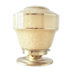 Clichy glass table lamp with a golden trim