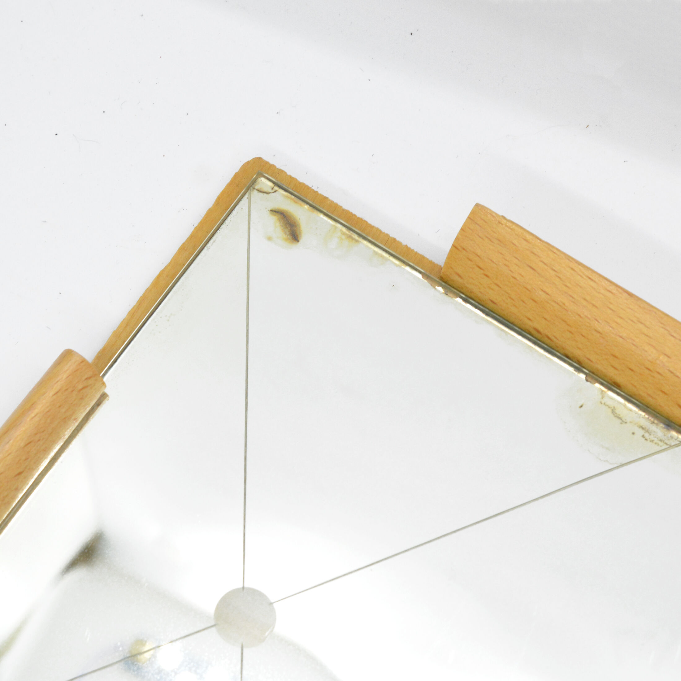 1960 set of 6 glasses with mirror tray, Germany