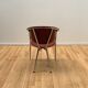 Suite de 8 chaises en cuir design