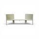 Bz49 sofa by Hans Ell for 't Spectrum / 1970 / dark brown leather