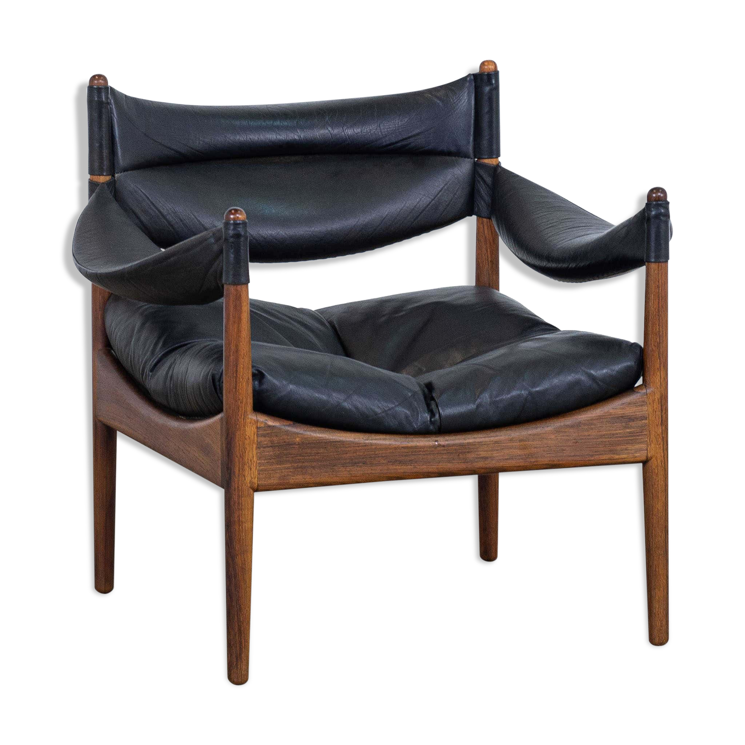 Rosewood Modus Lounge Chair by Kristian Vedel for Søren Willadsen Møbelfabrik, 1960s