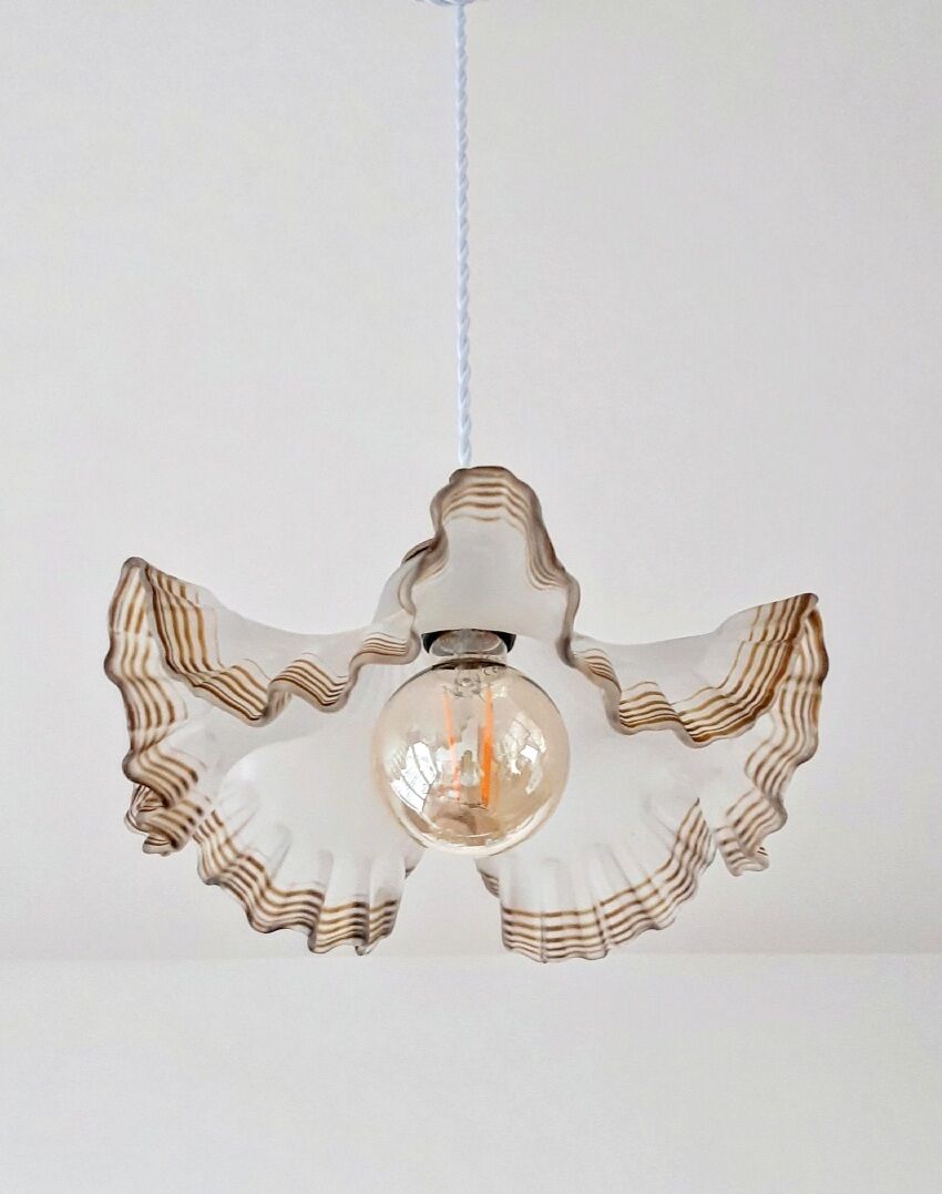 Vintage umbrella pendant lamp