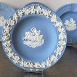 Lot of 4 Wedgwood BLUE Jasperware vintage