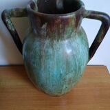 Large flamed sandstone vase from 20/30 years signed CAB in Bordeauxdeaux