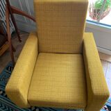 Vintage mustard yellow armchair