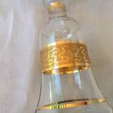 Vintage gold-plated bell-shaped carafe