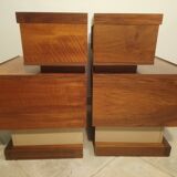 Paire de chevets scandinave teck année 70 simat doubinski