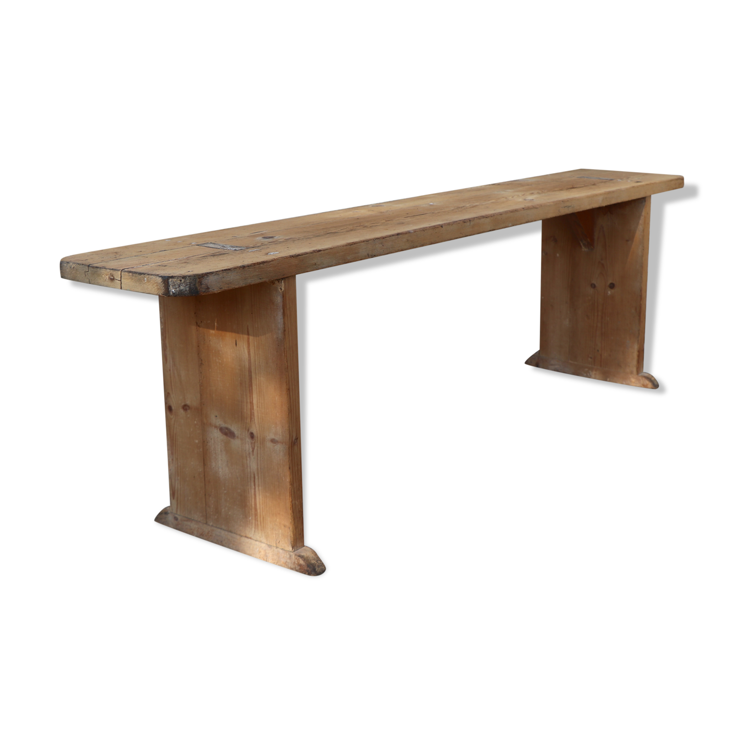 Old wooden bench patina