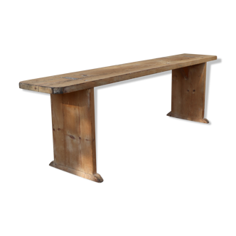 Old wooden bench patina