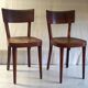 Baumann Art Deco style chairs in solid bentwood - 1930s/40s