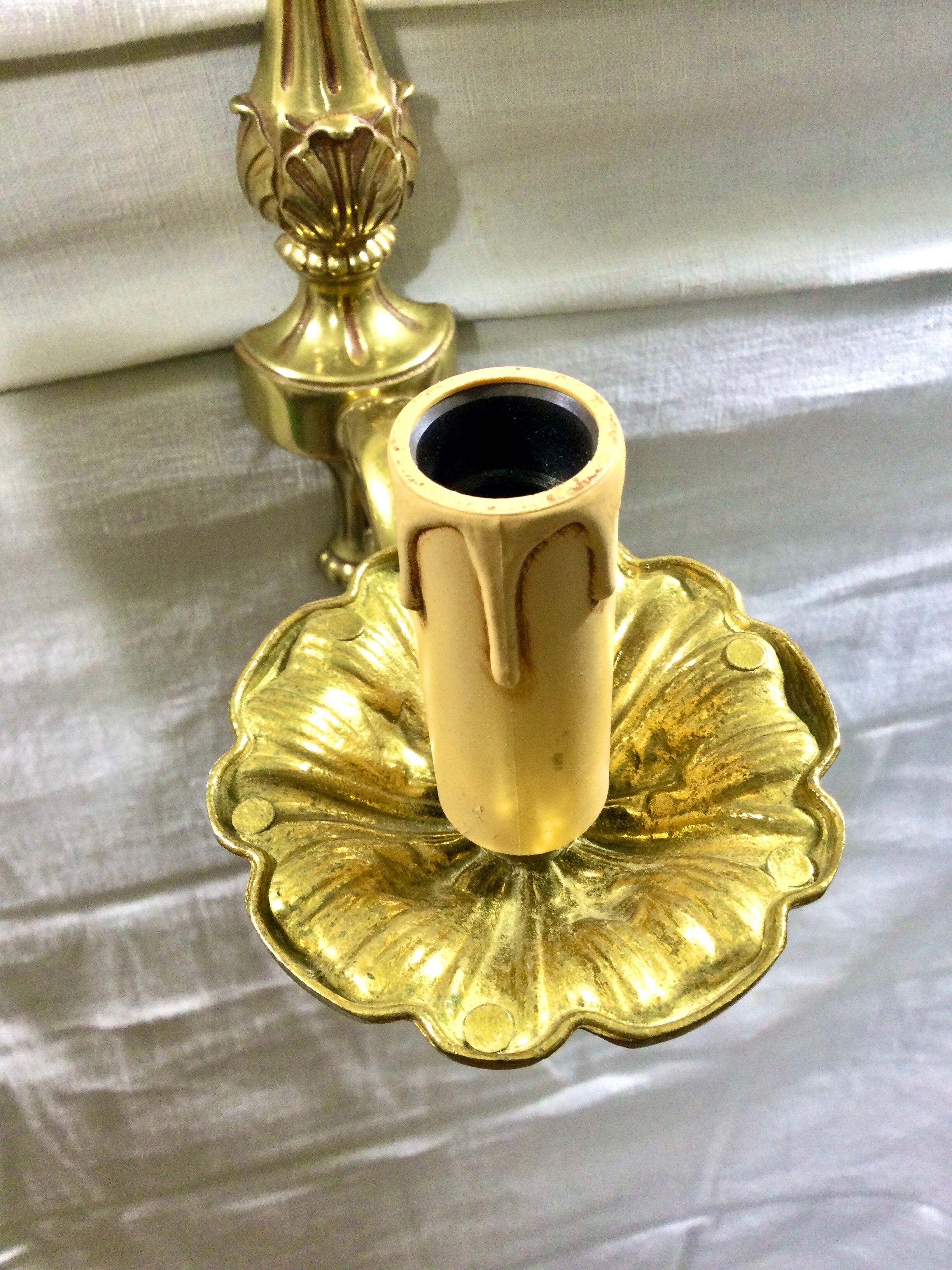 Sconce 1 bronze light in Louis XV style