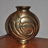 Vase en laiton vintage