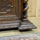 2-part Renaissance oak sideboard, 19th century work