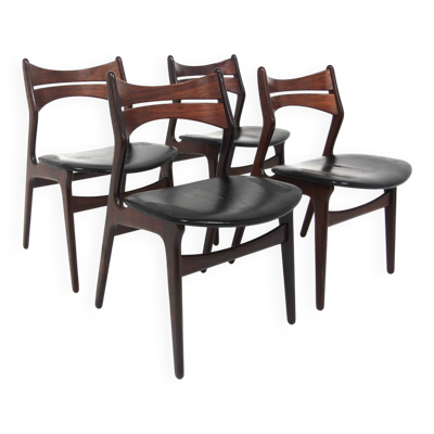 Set de 4 chaises en palissandre ''Model 310'' Erik Buch, Danemark, 1960