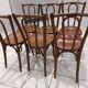Suite of 6 vintage bistrot chairs 1930s