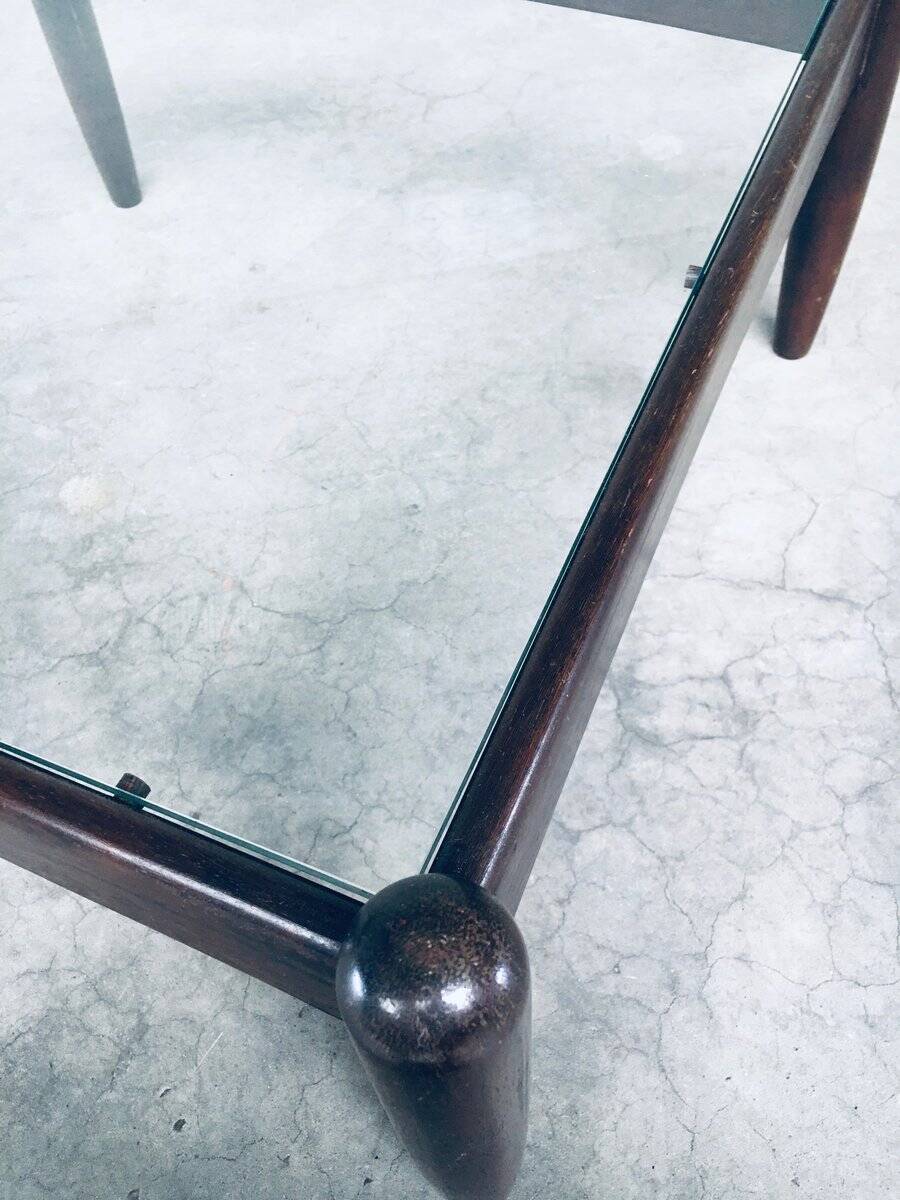 Mid-Century Modern Design Low Side Table Set, Sweden, 1960s, Set of 2