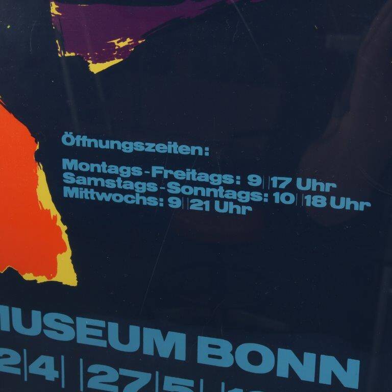 Karel Appel Silk Screen for the Rheinisches Landesmuseum Bonn, Germany, 1979