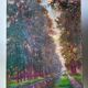 Ancien Pastel sur toile- Le Canal du midi - Signé Jean Georges FERRY