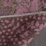 Pink Oushak Turkish Carpet sku 1915