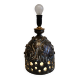 Ceramic table lamp, from Danish Leif Holm. with two light sources