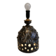 Ceramic table lamp, from Danish Leif Holm. with two light sources