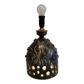 Ceramic table lamp, from Danish Leif Holm. with two light sources