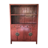 Chinese type lacquered wooden library