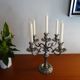 Candlestick 5 branches pewter Peltro signed