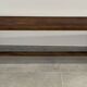 Pair of vintage oak farmhouse benches 3 places
