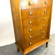 Commode vintage scandinave pied compas