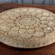 Oriental tray in copper or brass engraved XXth