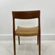 Ensemble de chaises danoises par Niels Møller pour J. L. Møllers, années 1960, ensemble de 4.
