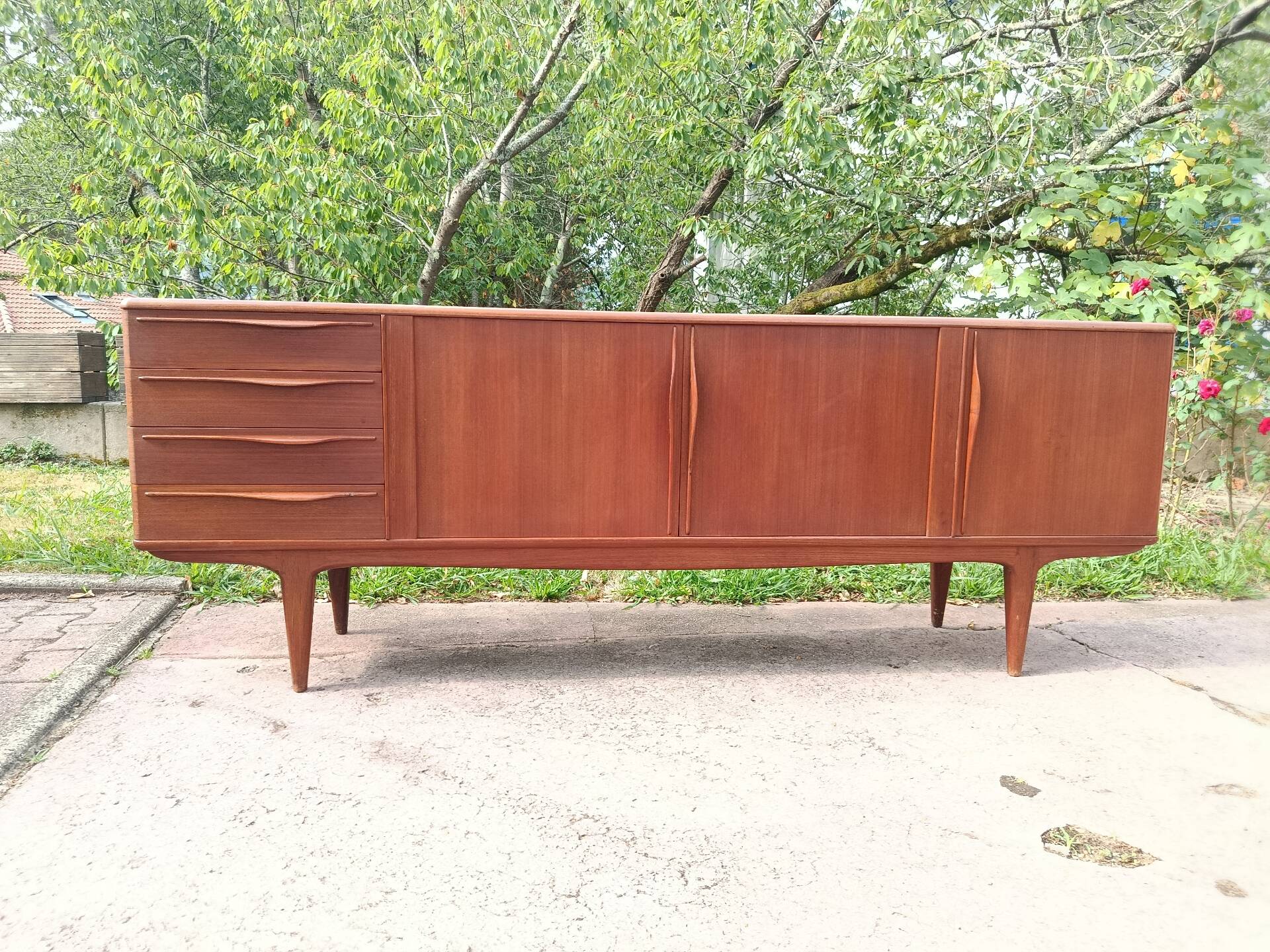 Scandinavian teak sideboard