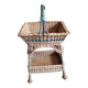 1900 yresse wicker worker serving table