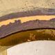 Mirror sun or wooden witch, gilded with gold leaf, diameter 41 cm