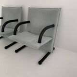 Set of 2 lounge chairs Burkhard Vogtherr for Arflex T-line, 1980’s