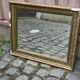 Miroir vintage en stuc doré style Napoléon III ou fin XIXème