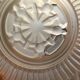 Old glass cut molded satin art deco