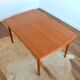 Scandinavian dining table with 1960s extensions (6 to 12 people)