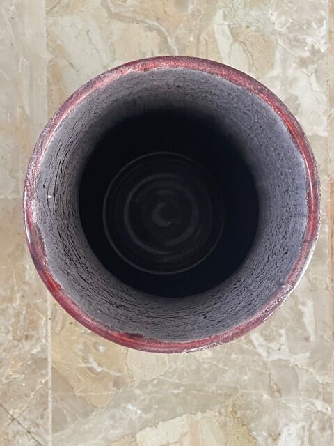 Vase Accolay 1960 ceramic