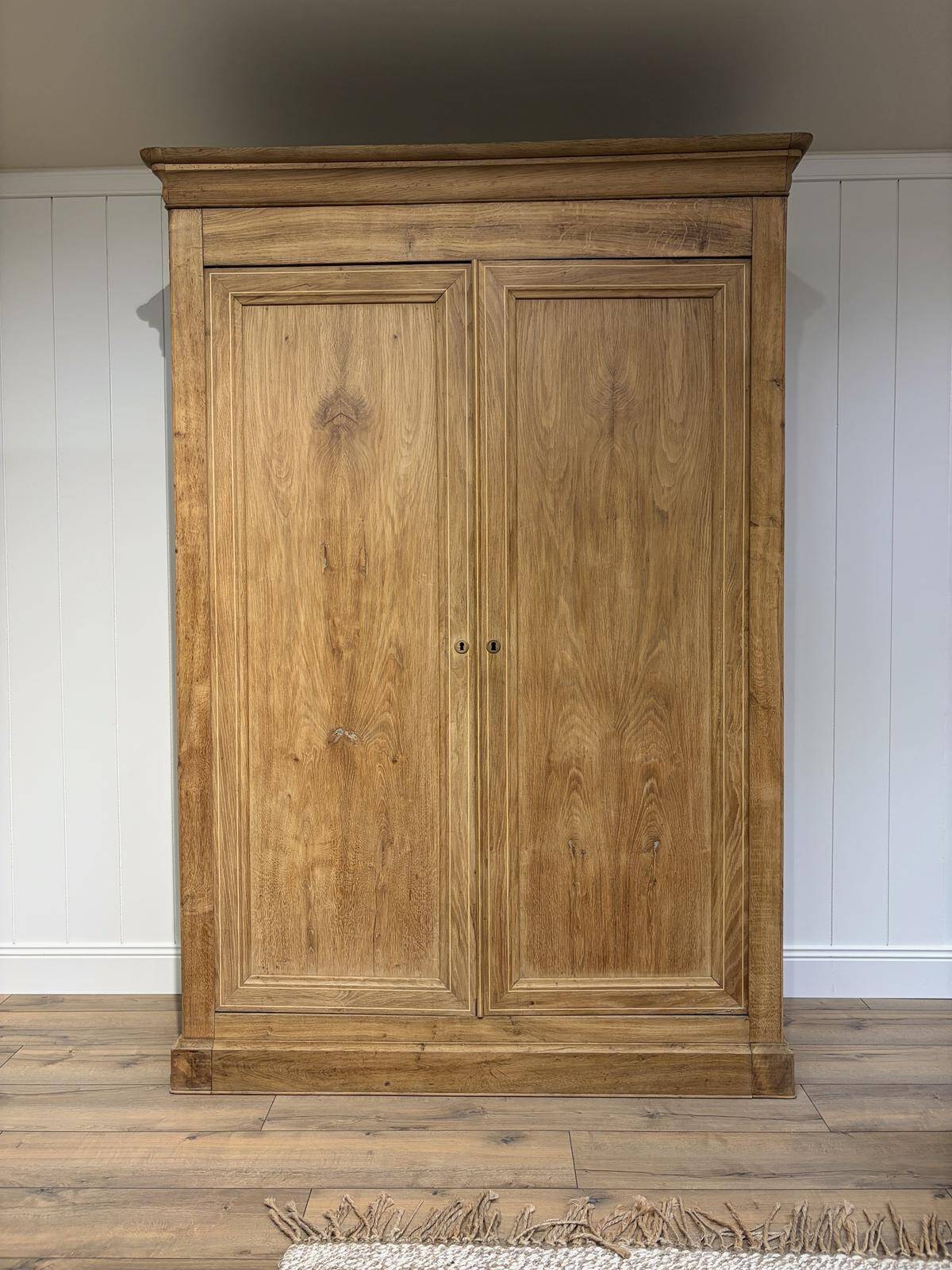 Solid oak wardrobe