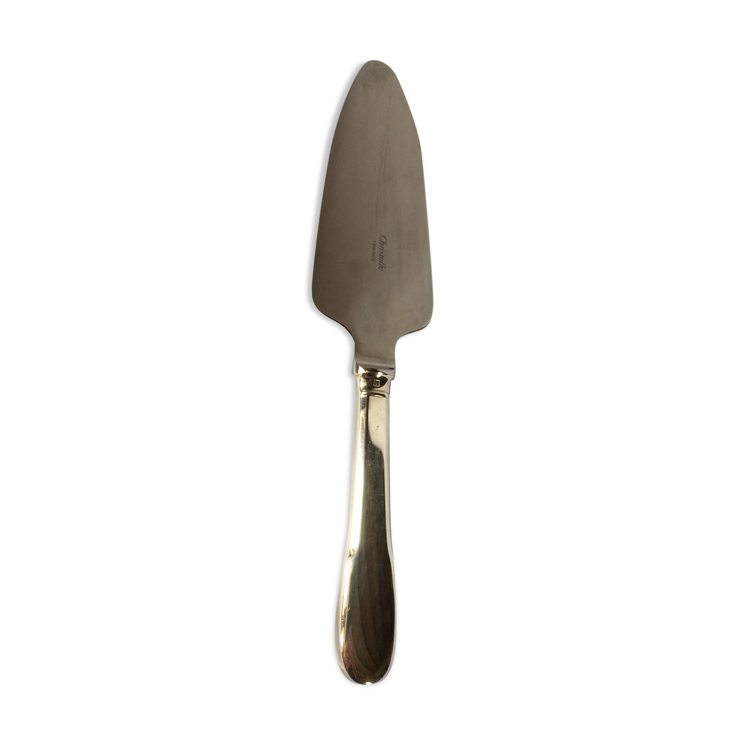 Christofle silver metal cutting pie shovel