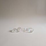 Glass salt and pepper shakers
