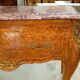 Very rare wig chest with a drawer in Louis XV style with marquetry.