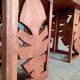table basse feuille bois