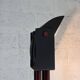 Halogen Red Black floor lamp, Italy, 1980s