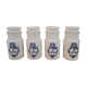 70's opaline spice jars